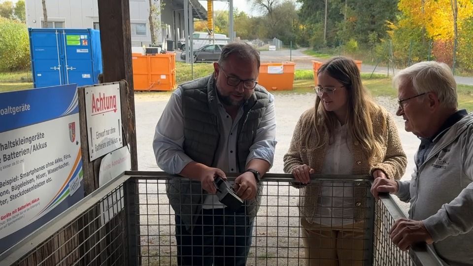 Video: Ältester Wertstoffhof im Landkreis Kelheim feiert Geburtstag
