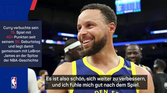 Curry knackt besondere Marke von LeBron James