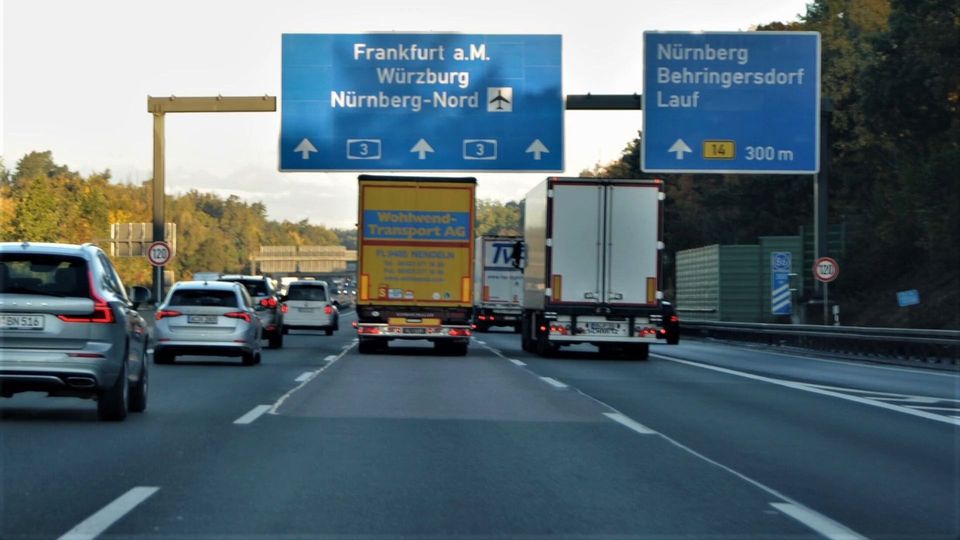 Raststtten A3 Richtung Nrnberg