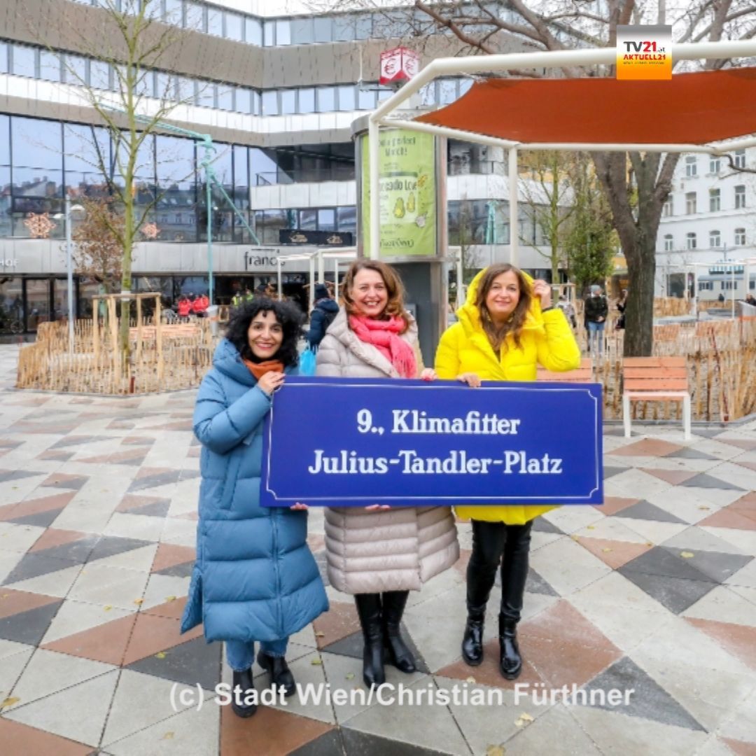 Video: Vom Asphaltgrau zum Klima-Wow: Julius-Tandler-Platz neu eröffnet