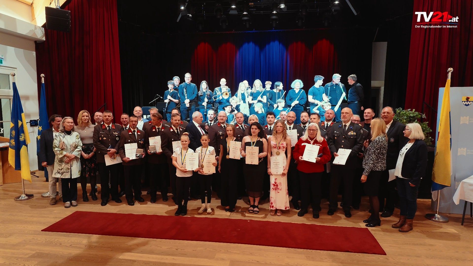 Nationalfeiertag in Groß-Enzersdorf - Festakt und Ehrungen im Stadtsaal