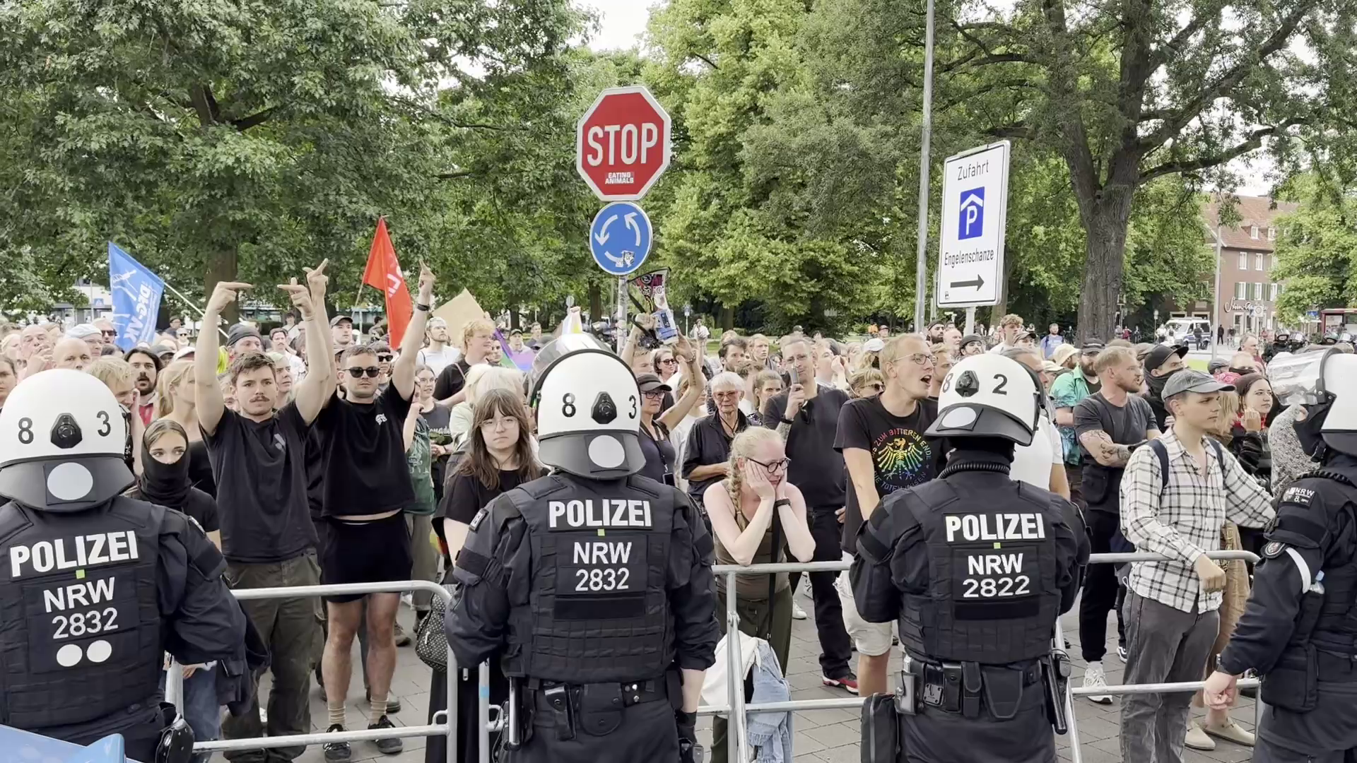 Six Assemblies: Neo-Nazi March and Counter-Protests in Münster