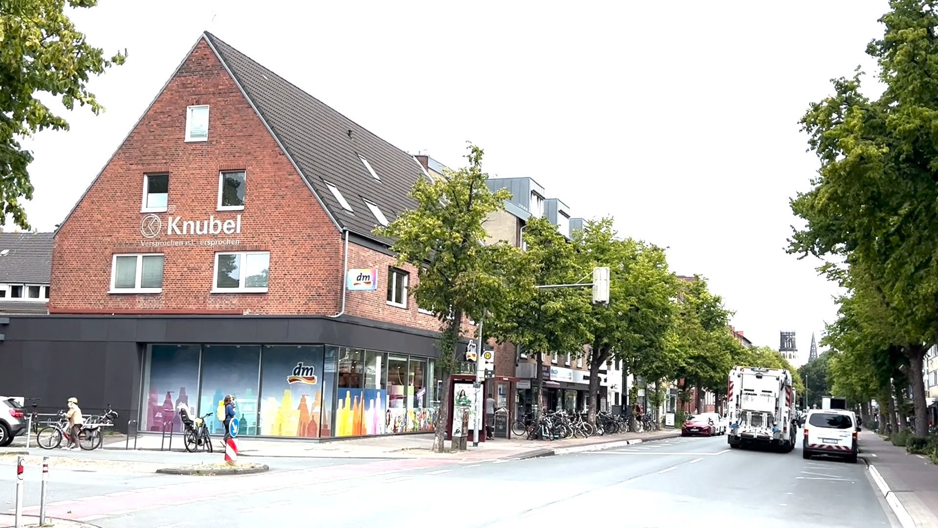 Journey through the city of Münster: Pluggendorf/Bahnhof Ward