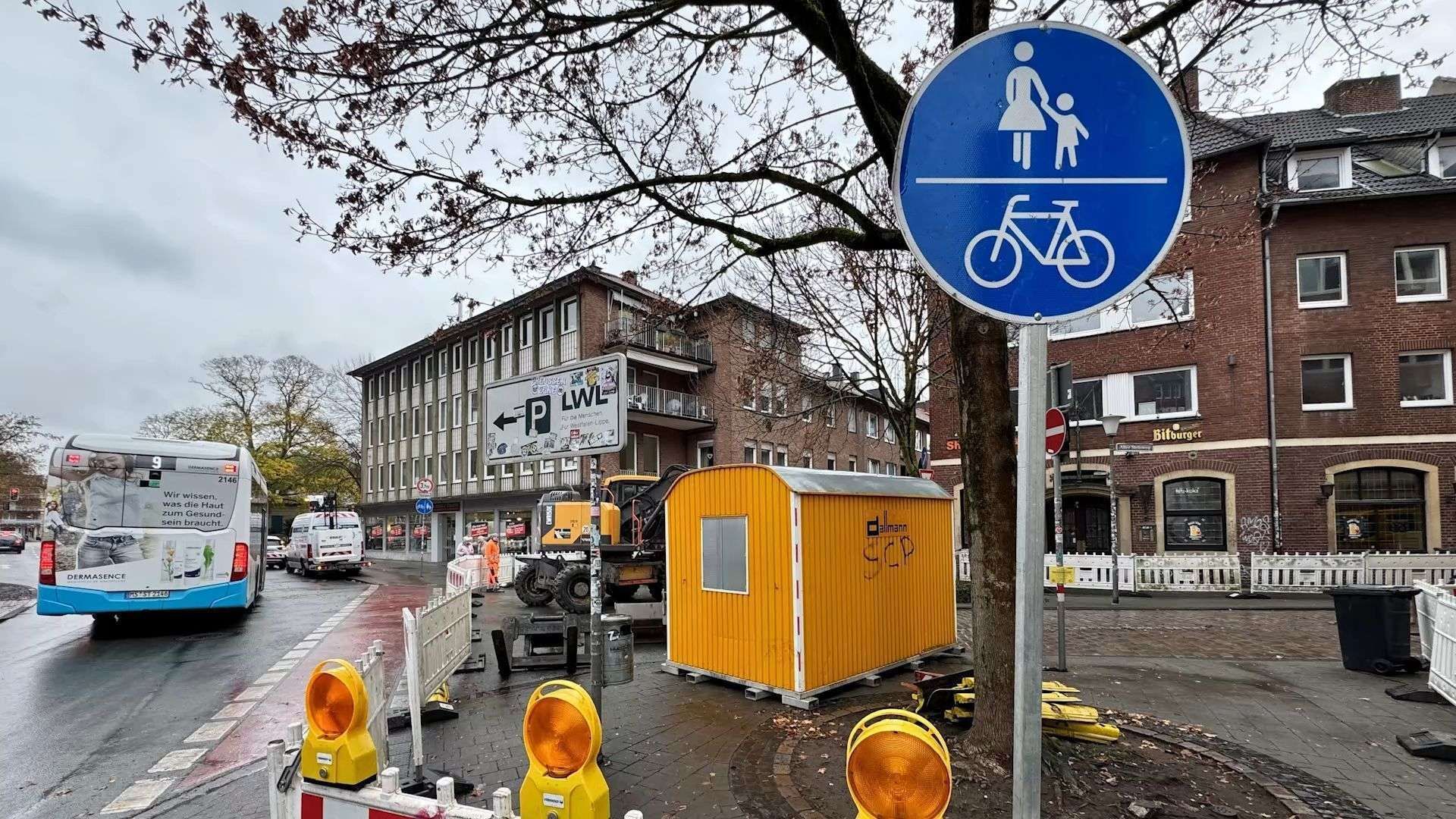 Video: Verkehrschaos Alter Steinweg