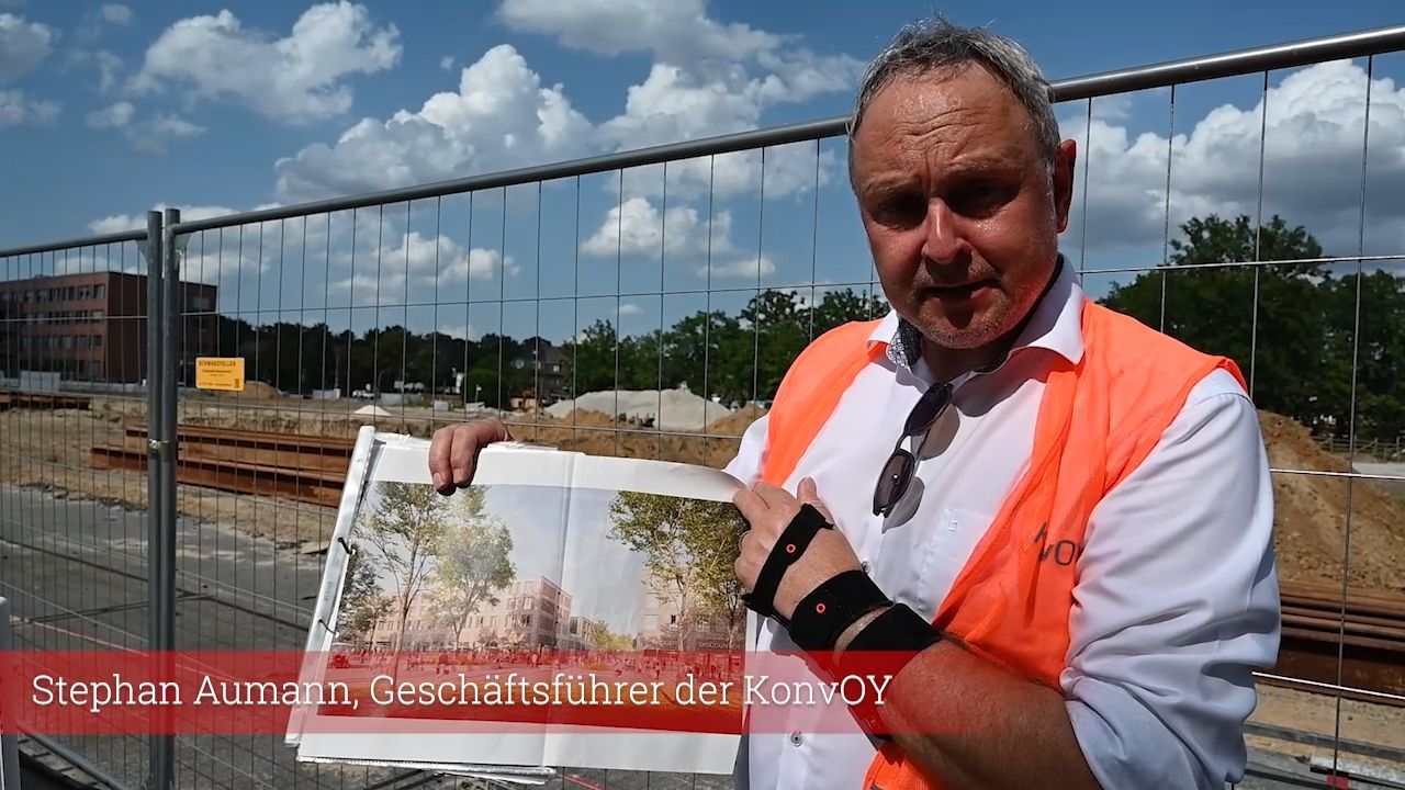 At the press tour in the York district (Münster-Gremmendorf)