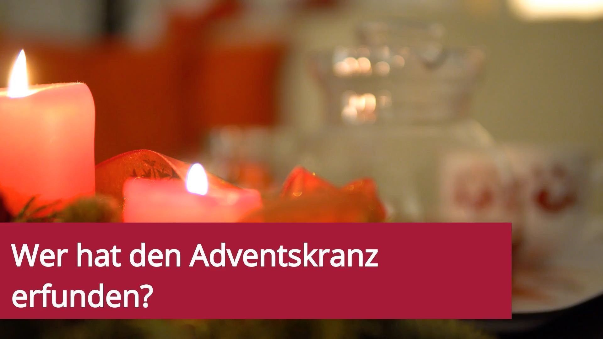 Wer hat den Adventskranz erfunden
