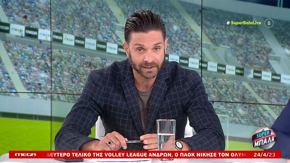 Κλαίει ο Ολυμπιακός, κλαίει και ο… Σπάθας στο MEGA(VID)