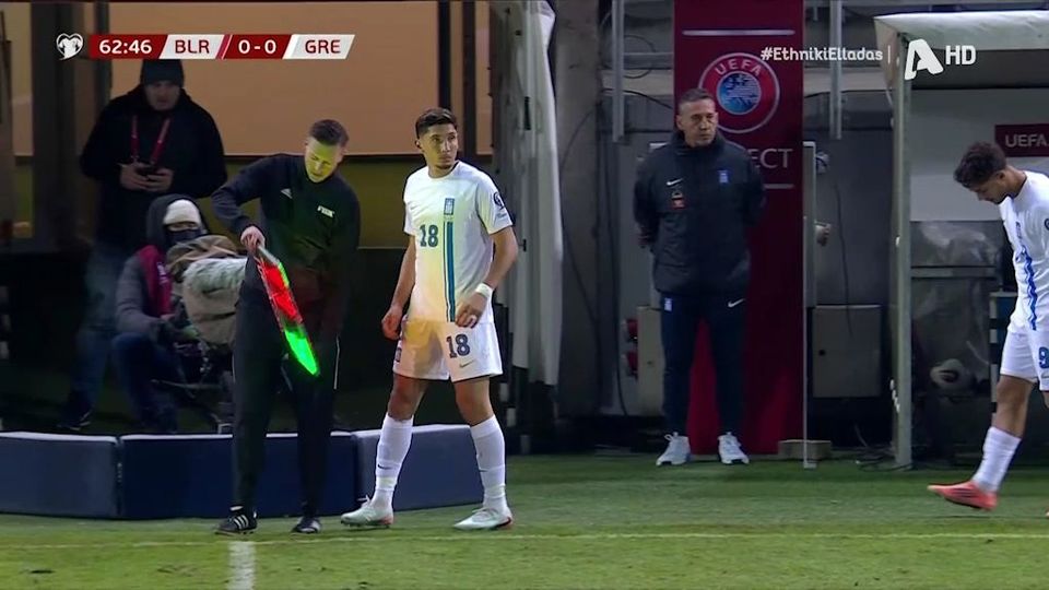 Ντεμπούτο του Νεκτάριου Τριάντη με τη φανέλα της Εθνικής! (vid)