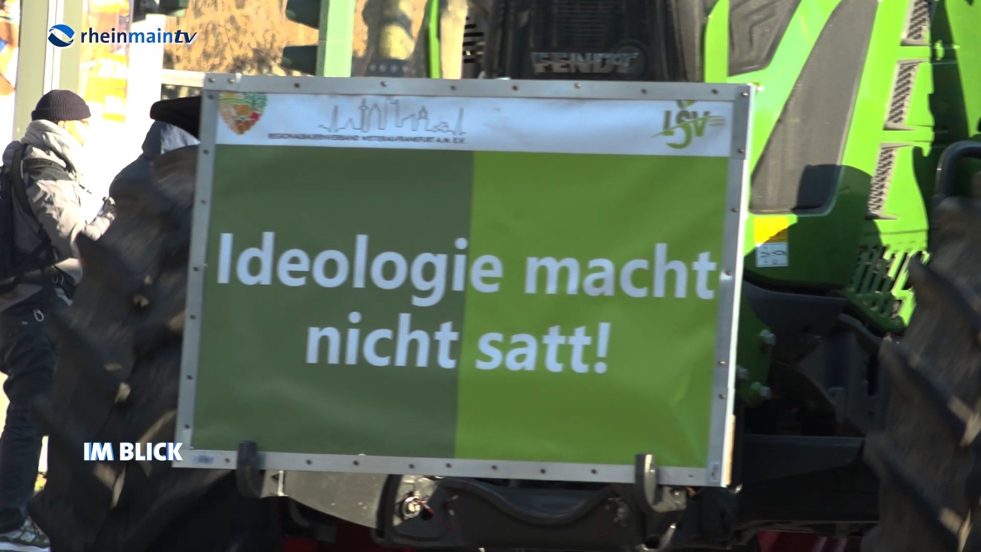 Protest der Landwirte in Frankfurt