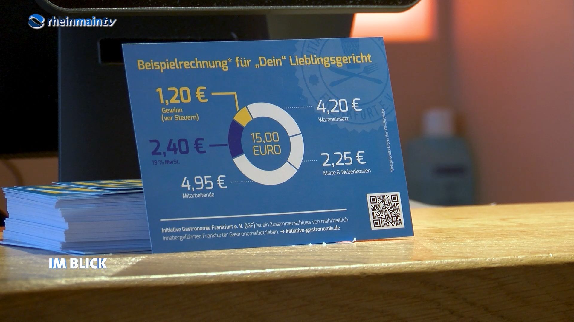 Frankfurter Gastronomie wirbt um Verständnis für Preiserhöhungen