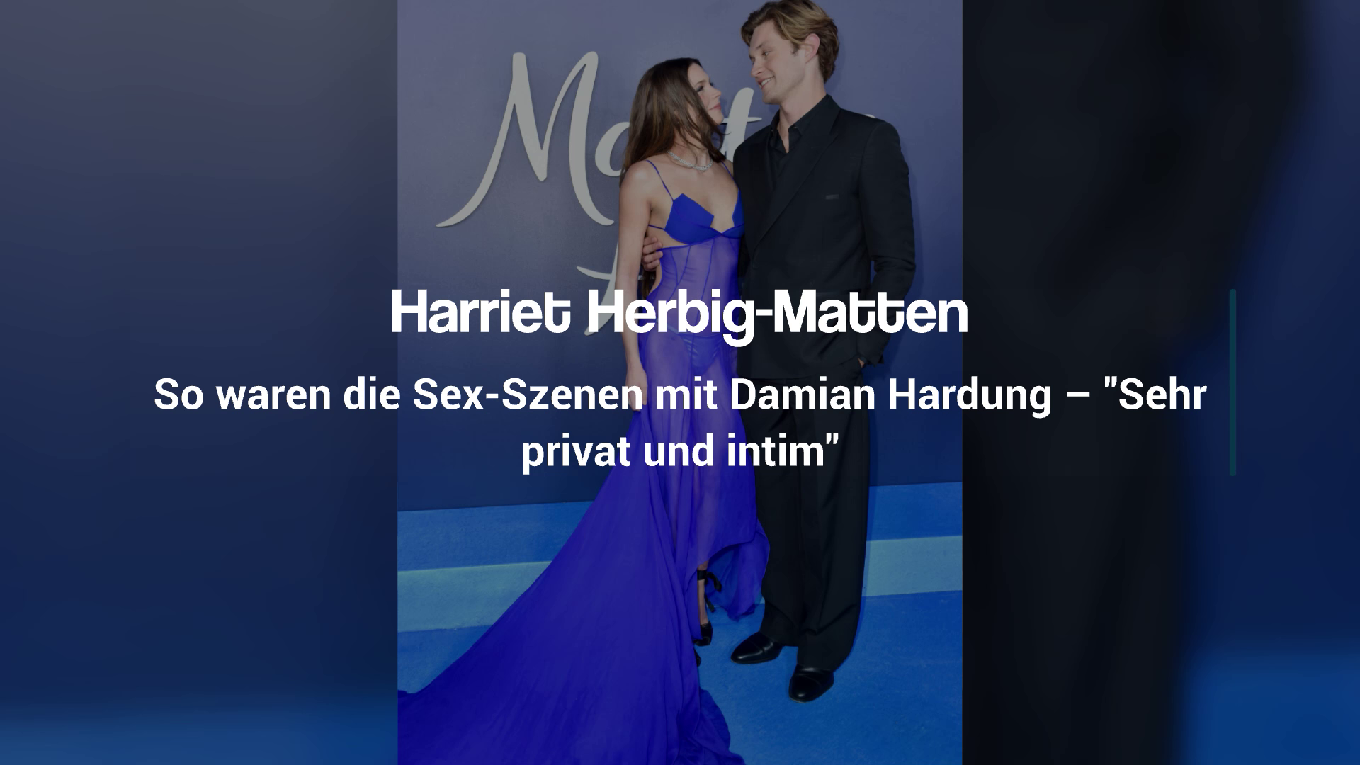 Harriet Herbig-Matten: This is how the sex scenes with Damian Hardung were - 