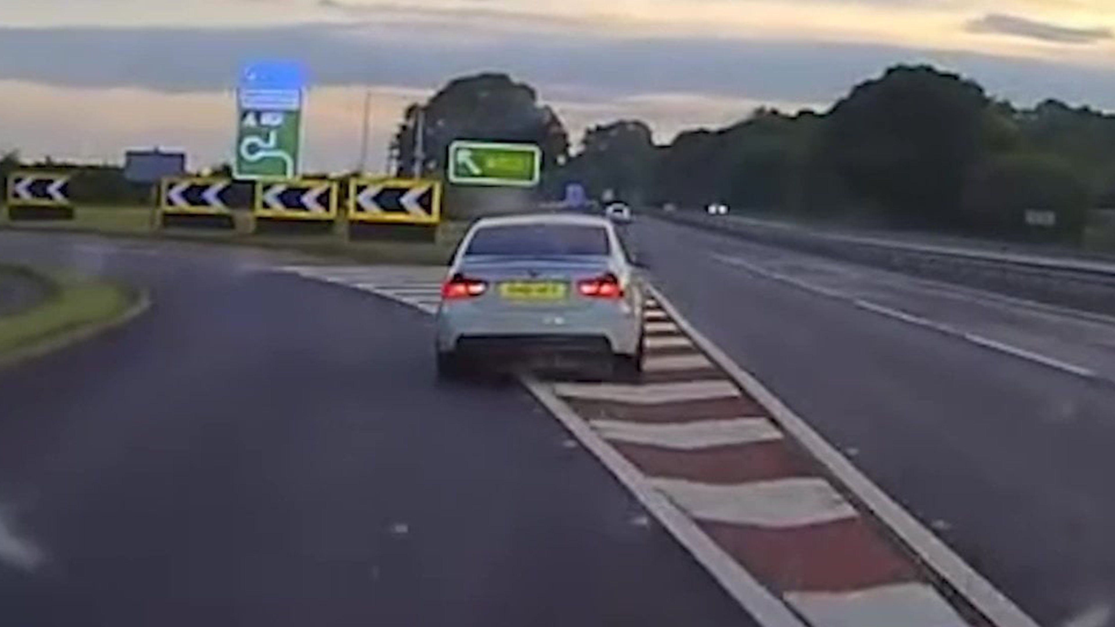 Video: Drogenfahrer hebt nach Verfolgungsjagd mit 230 km/h ab