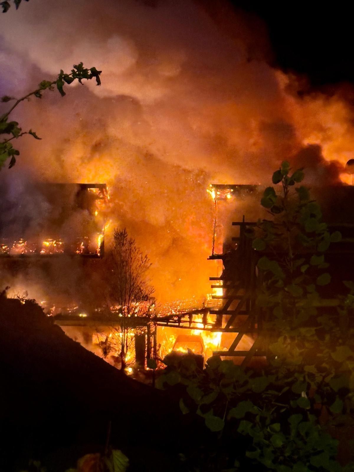 Video: Großbrand in Obsteig