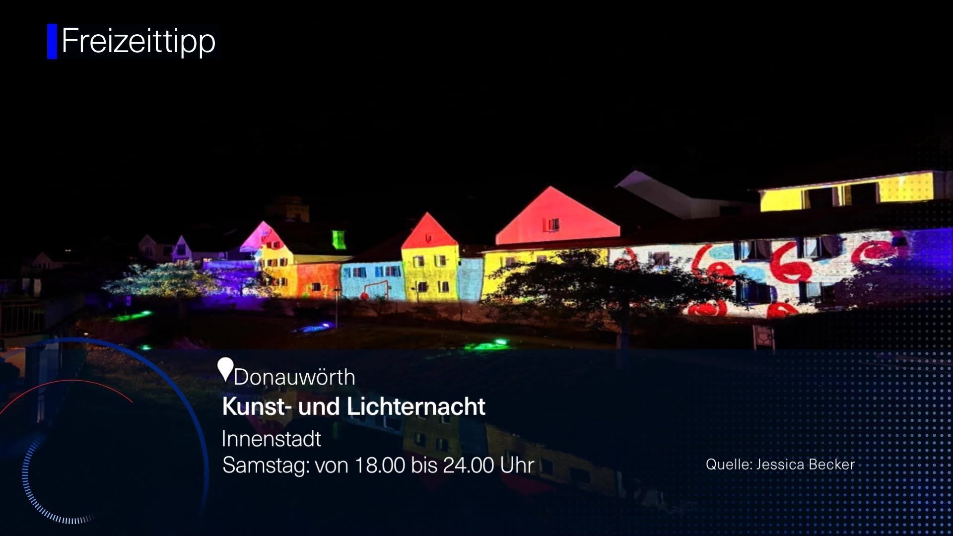 Video: a.tv Freizeittipps: Kunst- und Lichternacht in Donauwörth