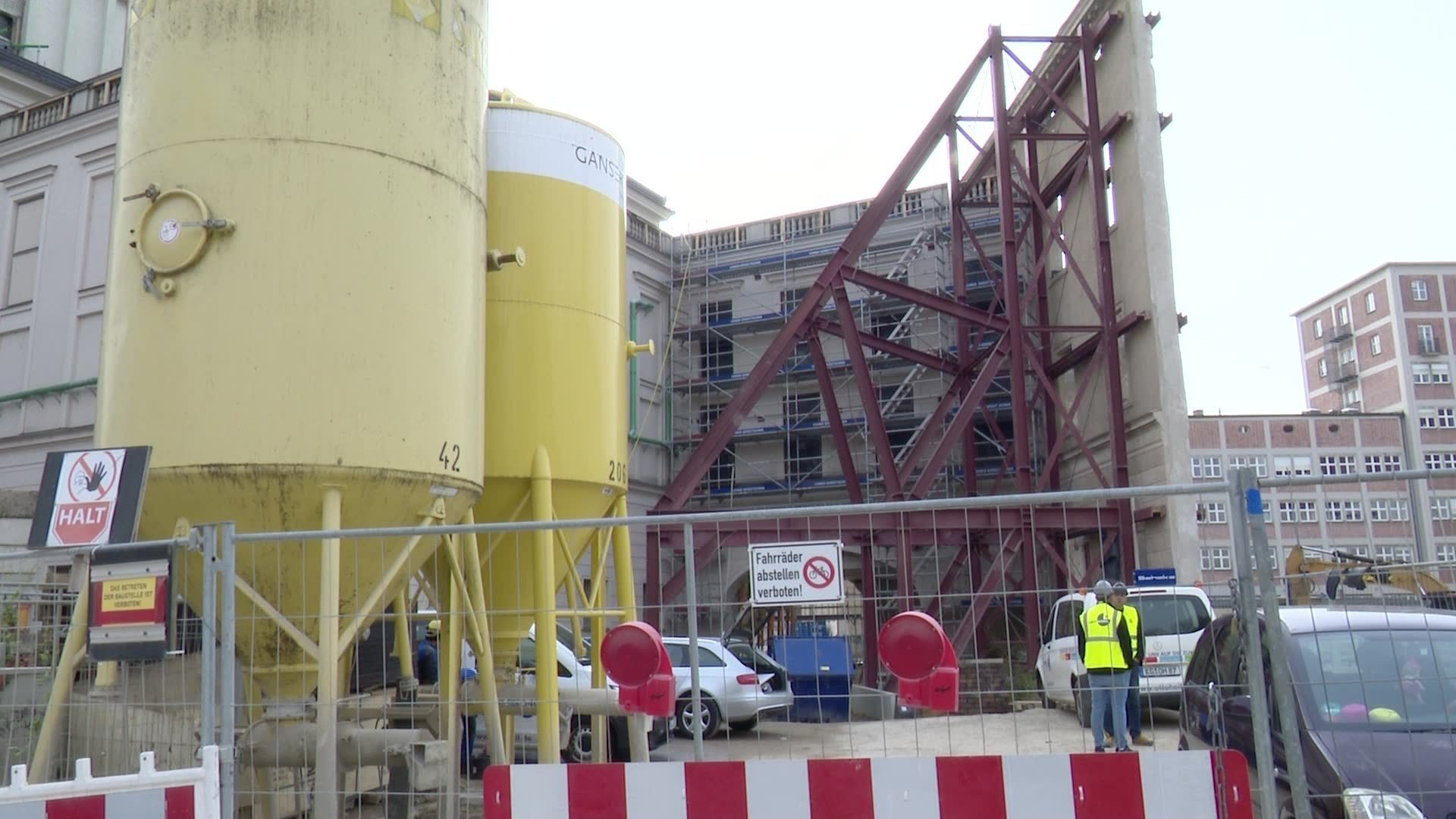 Video: Baustopp am Augsburger Staatstheater