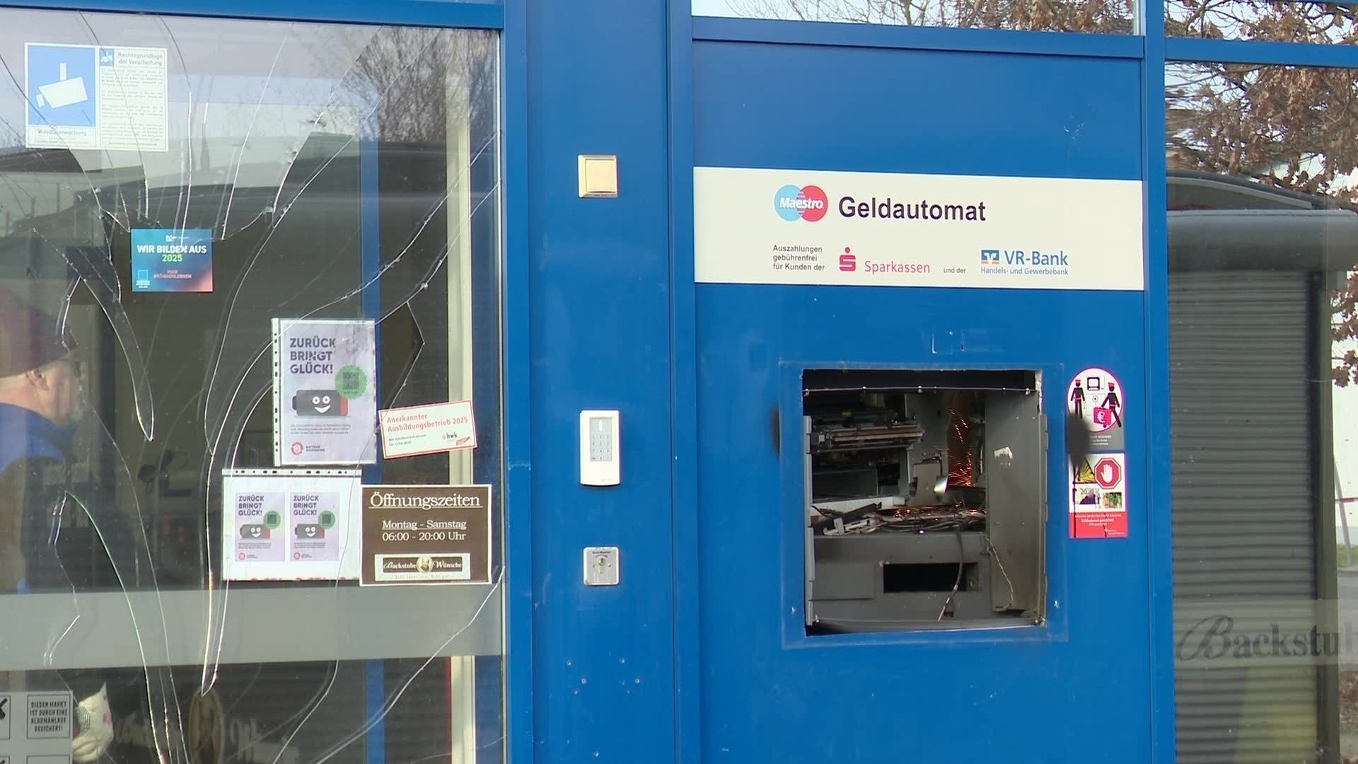 Video: Geldautomat in Meitingen gesprengt