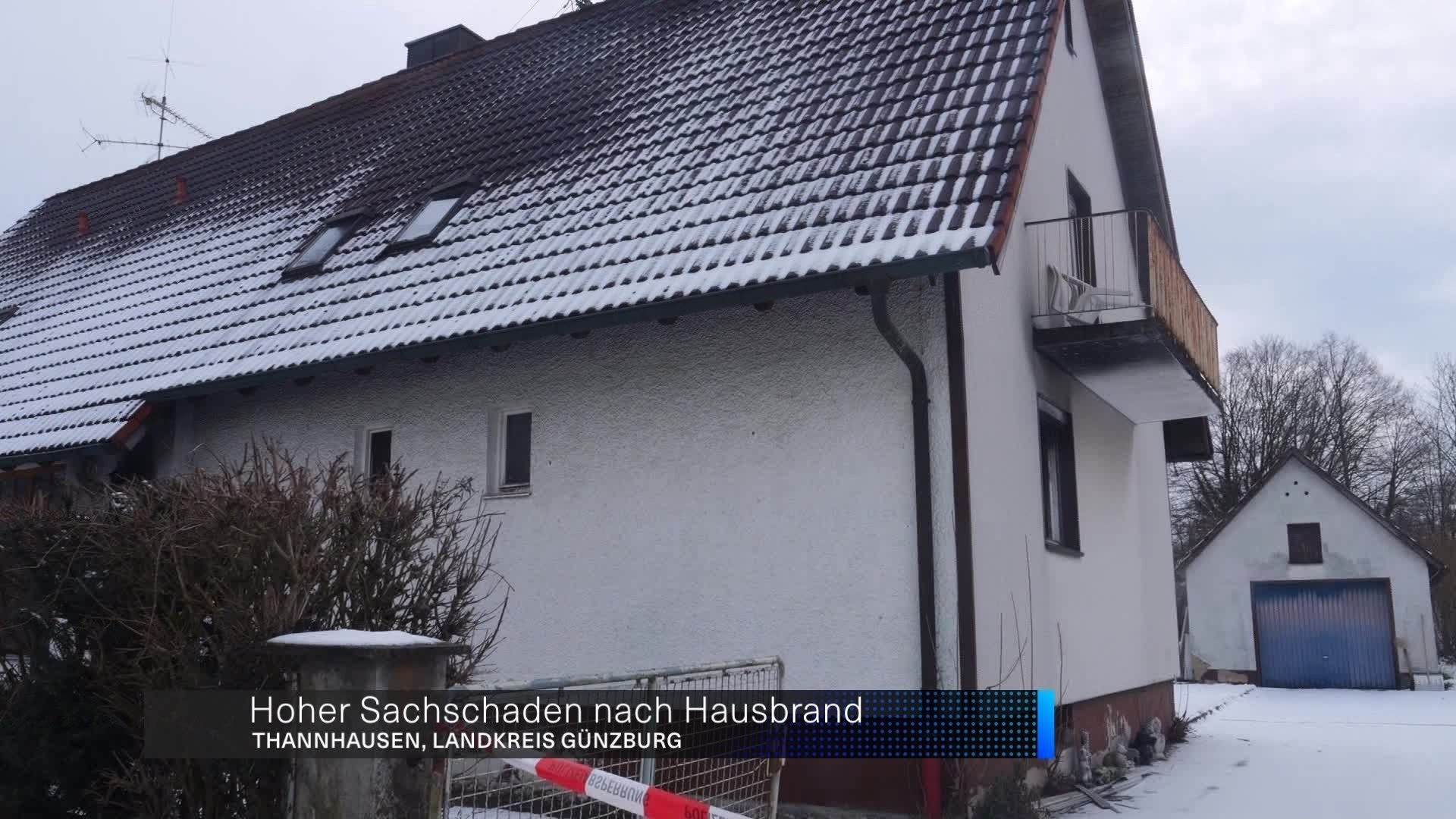Video: a.tv kompakt: Hoher Sachschaden nach Hausbrand