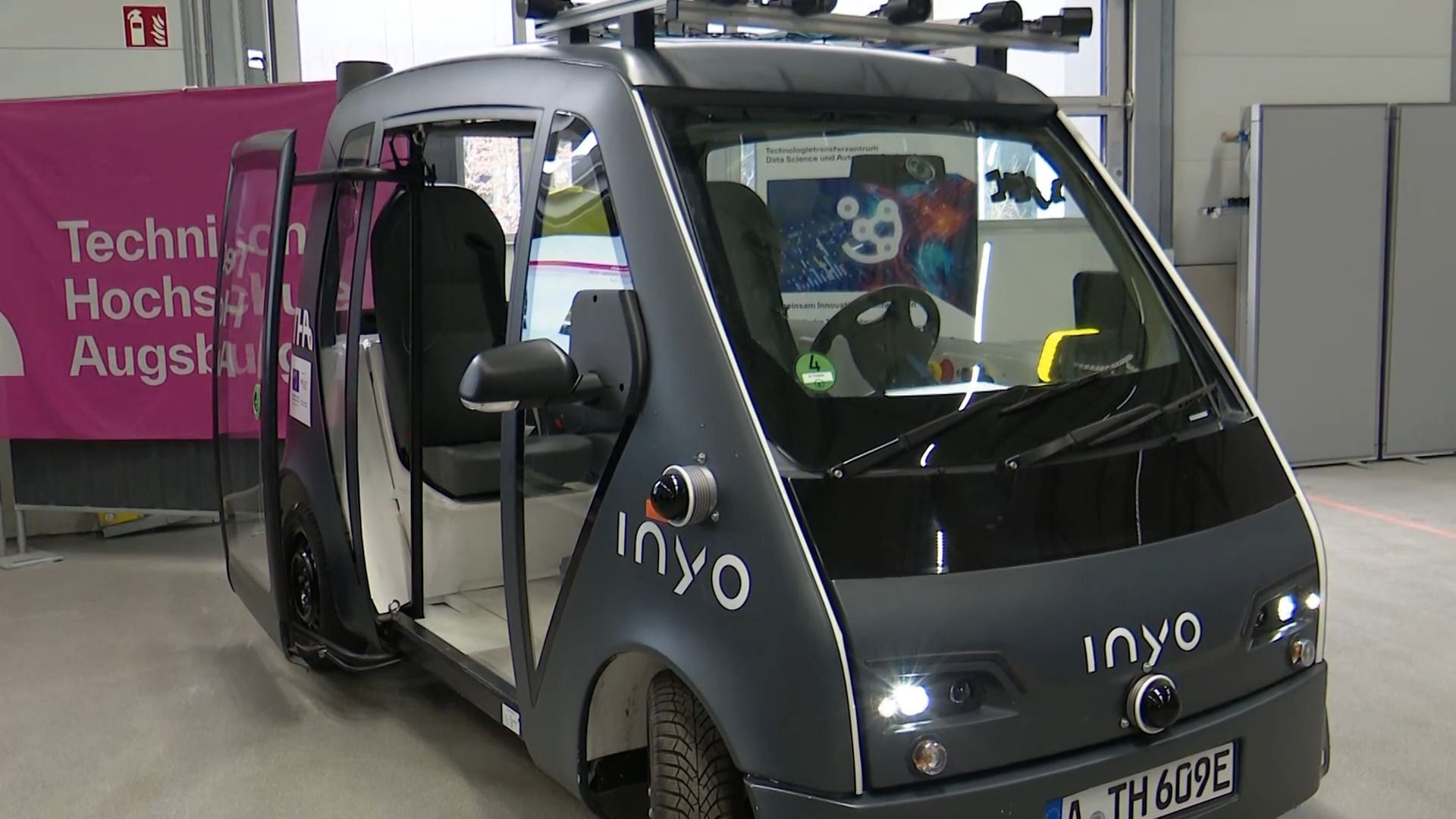 Video: Neue Mobilität – Zulassung für selbstfahrendes Auto der TH Augsburg