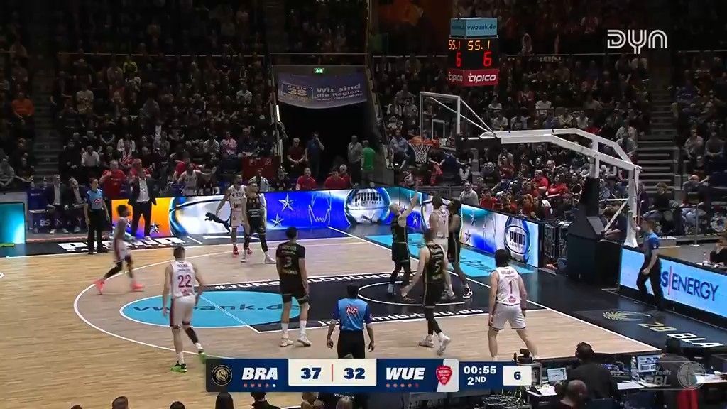 Spiel Highlights zu Basketball Löwen Braunschweig – FIT/One Würzburg Baskets