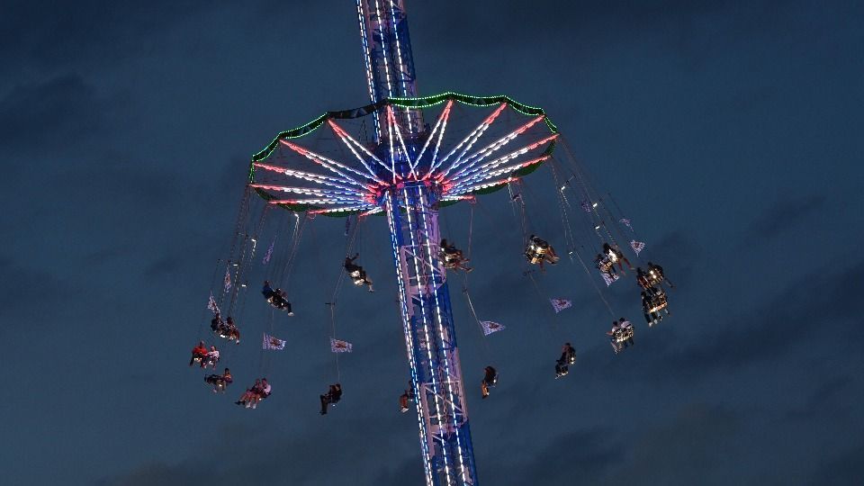 The Bavarian Tower on the Plärrer is so much fun