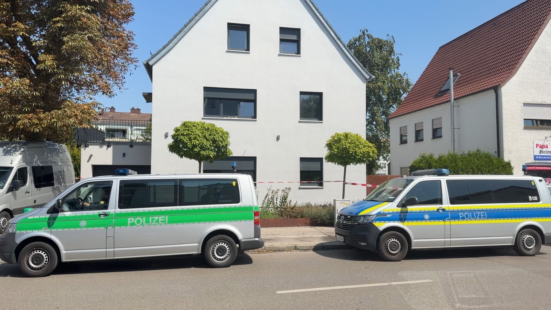 Video: Tatort Haunstetten: Polizei findet zwei Leichen
