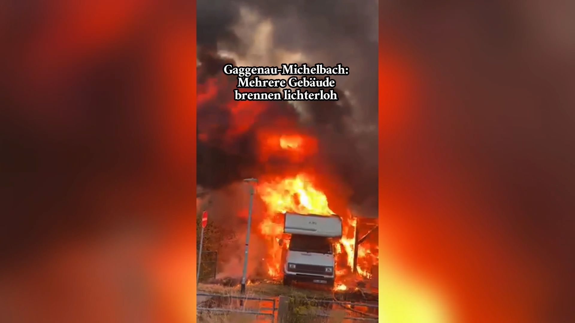 Video: Großbrand in Gaggenau-Michelbach: Mehrere Gebäude betroffen