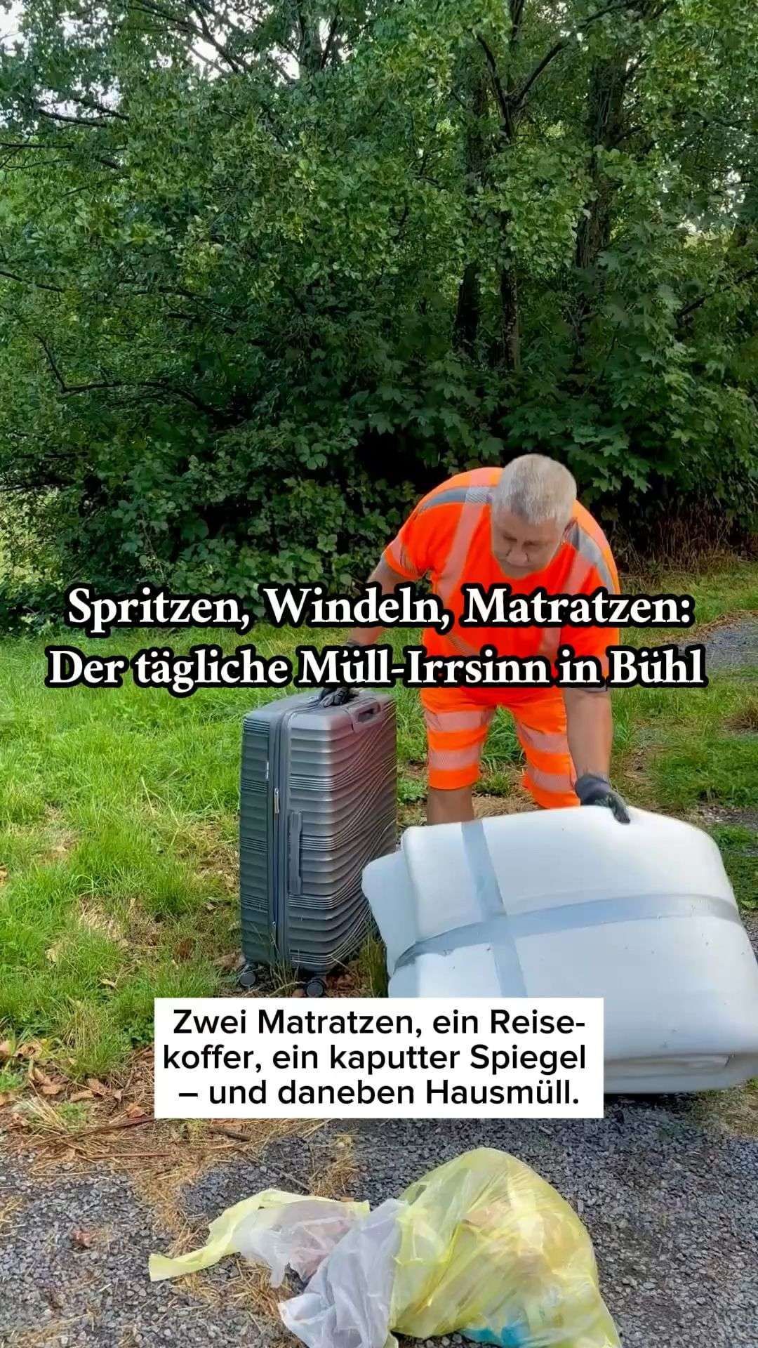 Video: Müll-Irrsinn in Bühl