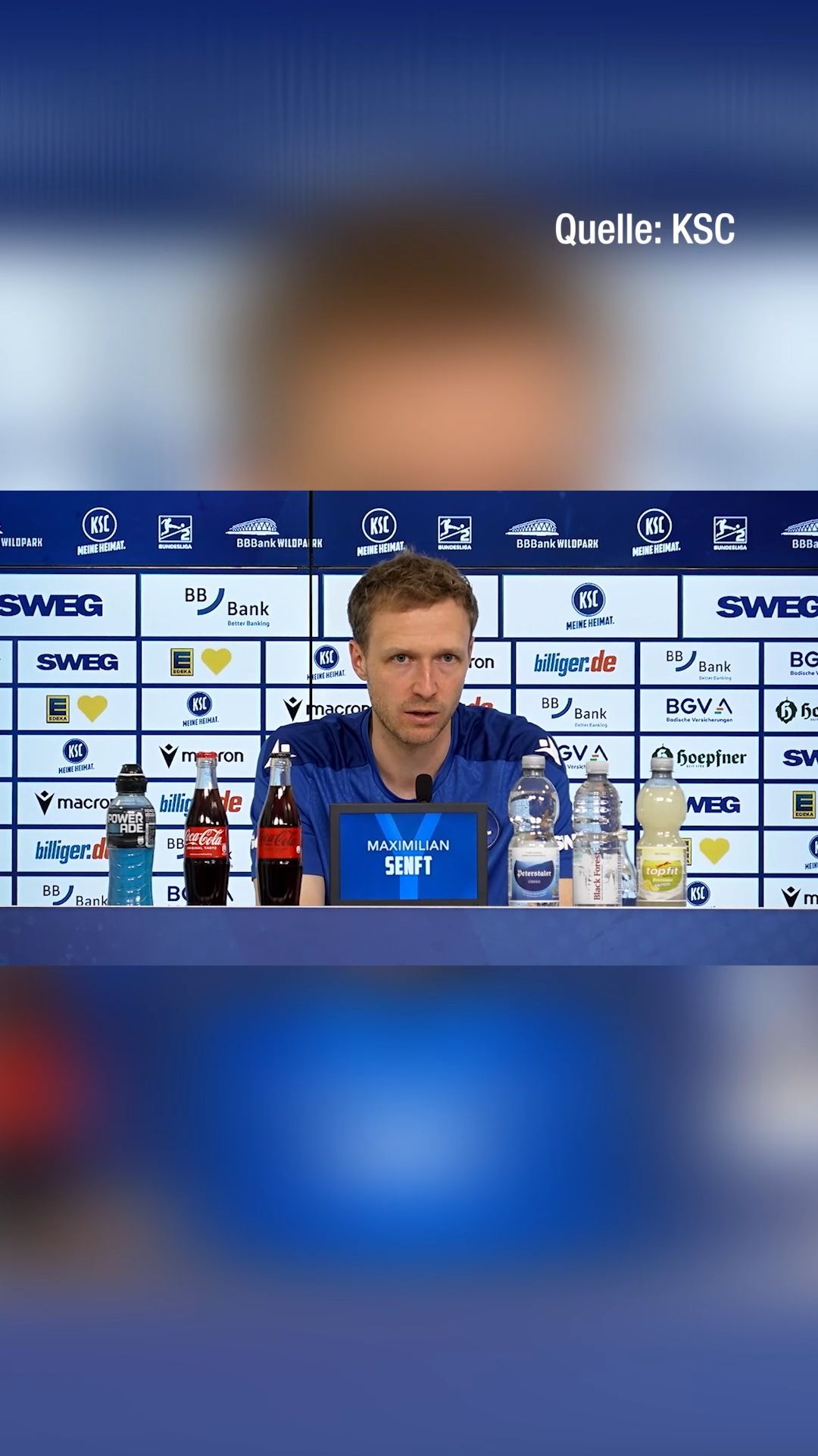 Video: KSC-Trainer Maximilian Senft über den kommenden Gegner Hannover 96