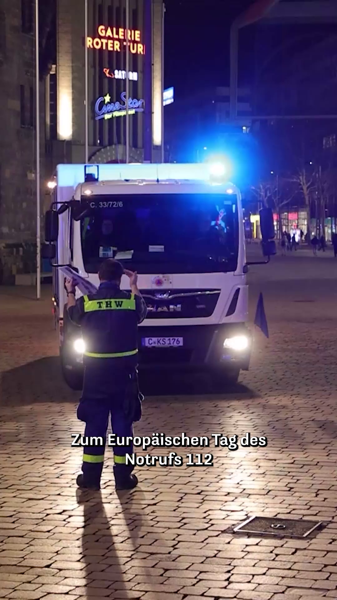 Blaulichtfahrt für guten Zweck