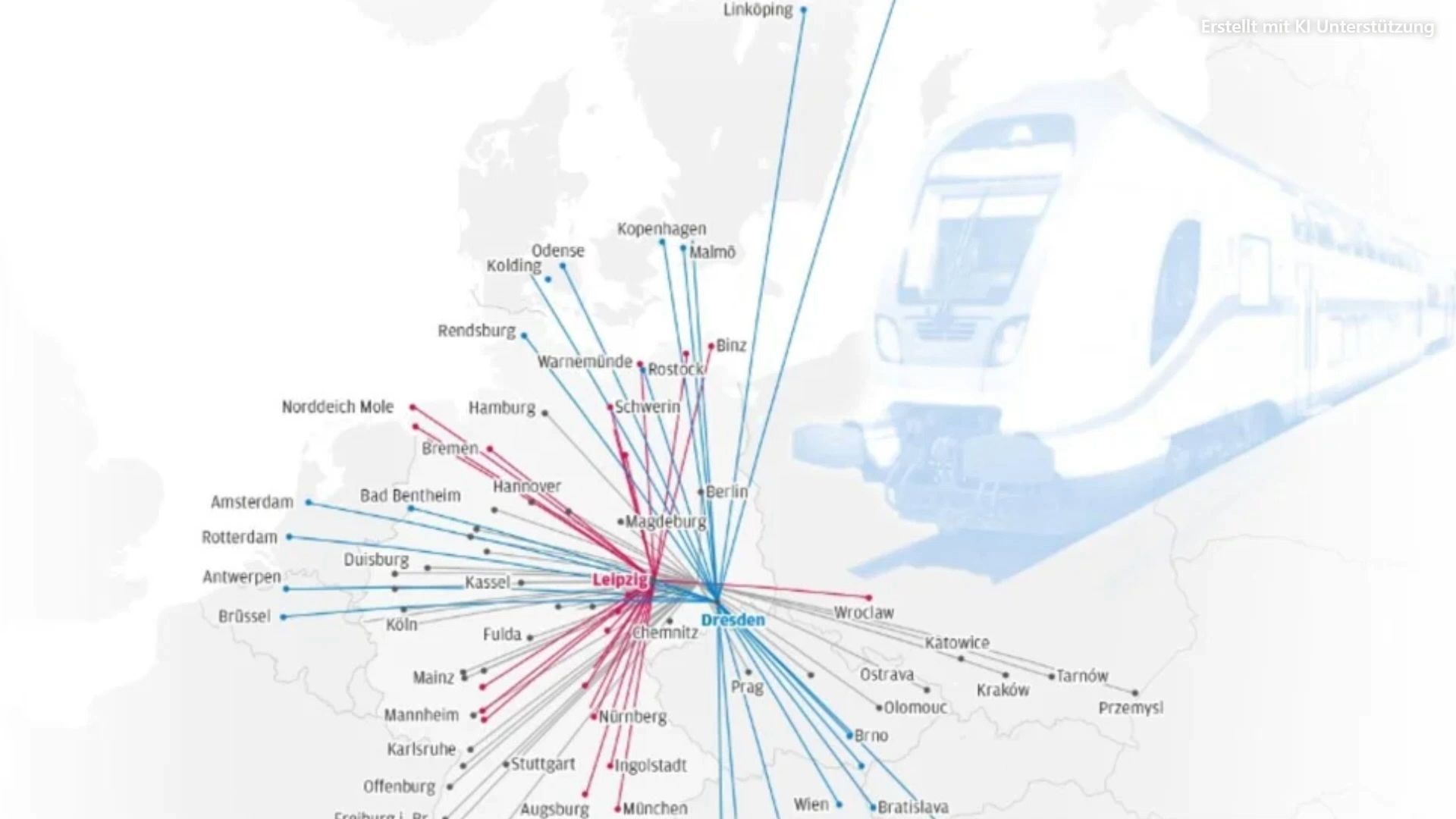 Video: Einsteigen und durchfahren: Diese Züge bringen Sachsen in die Ferne