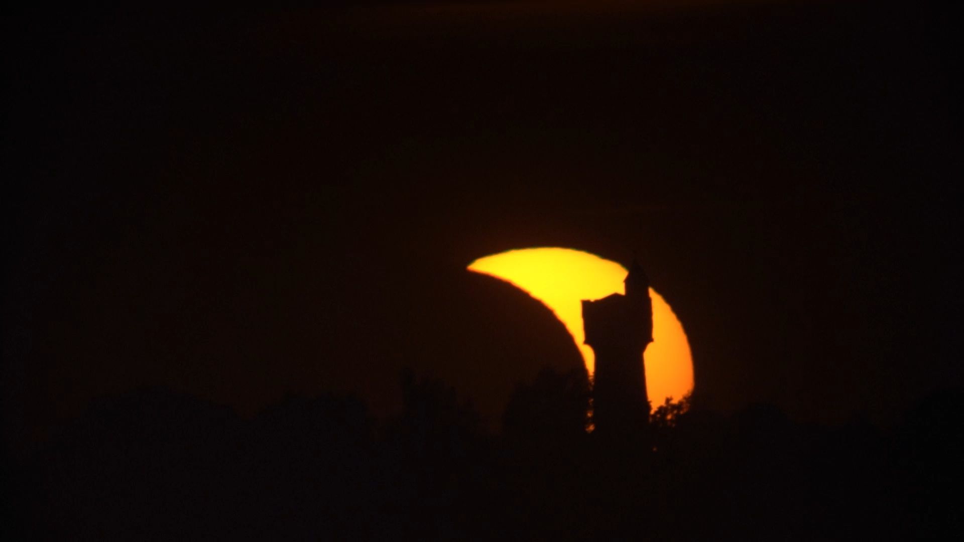 Video: Sonnenfinsternis in Langhennersdorf (Mittelsachsen)