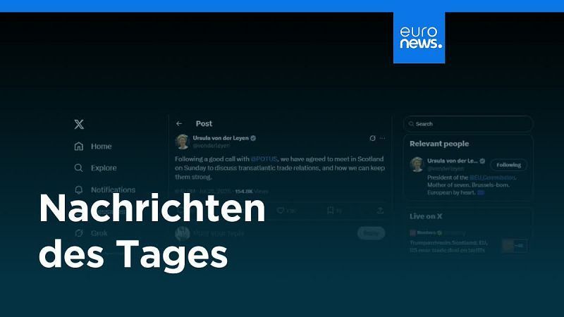 Nachrichten des Tages | 26. Juli – Mittagsausgabe
