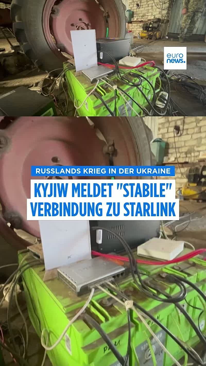 Video: Ukraine schlägt gegen Russland zurück und meldet stabile Verbindung zu Starlink