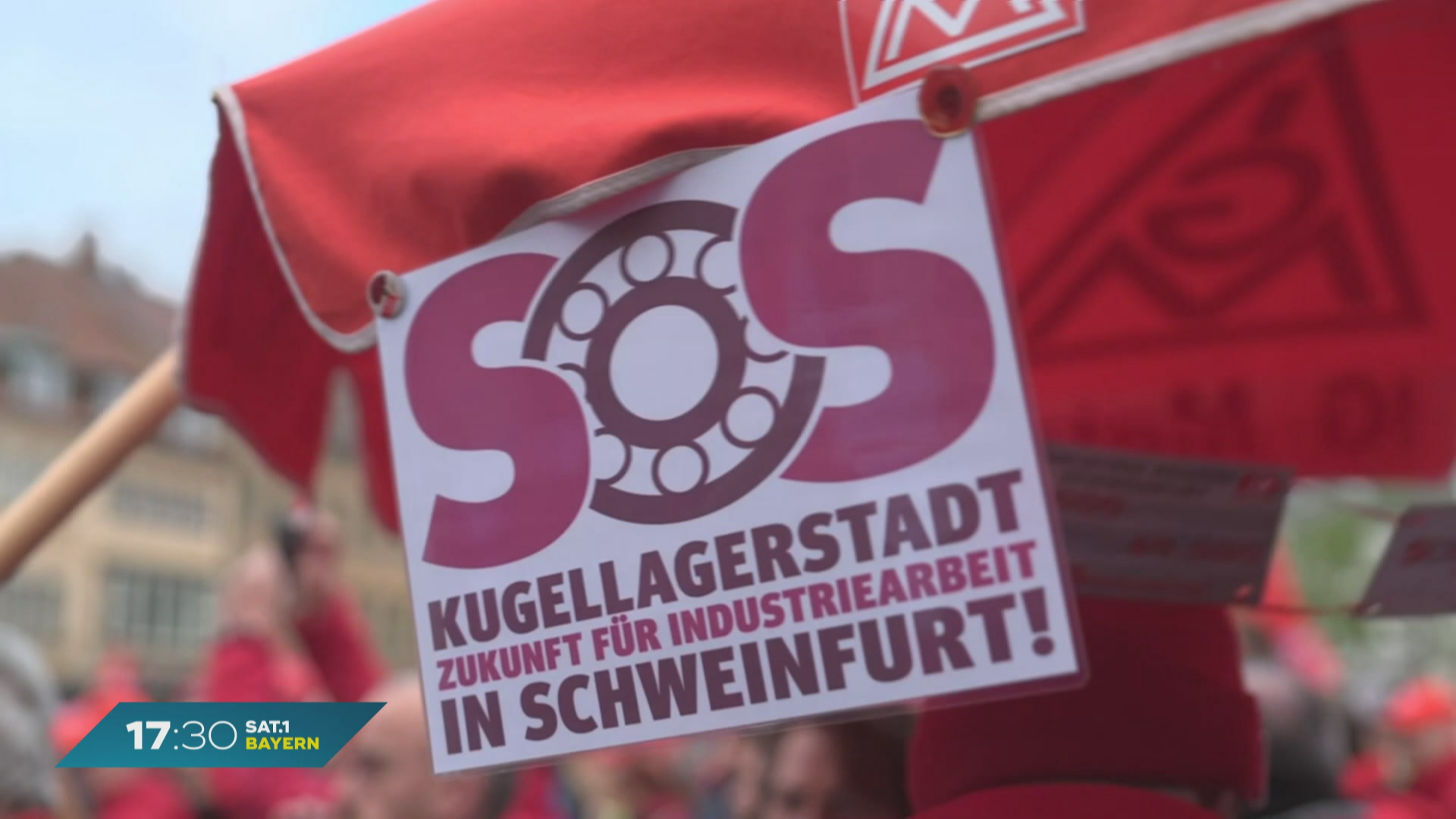 4.000 Stellen weniger? IG Metall demonstriert in Schweinfurt