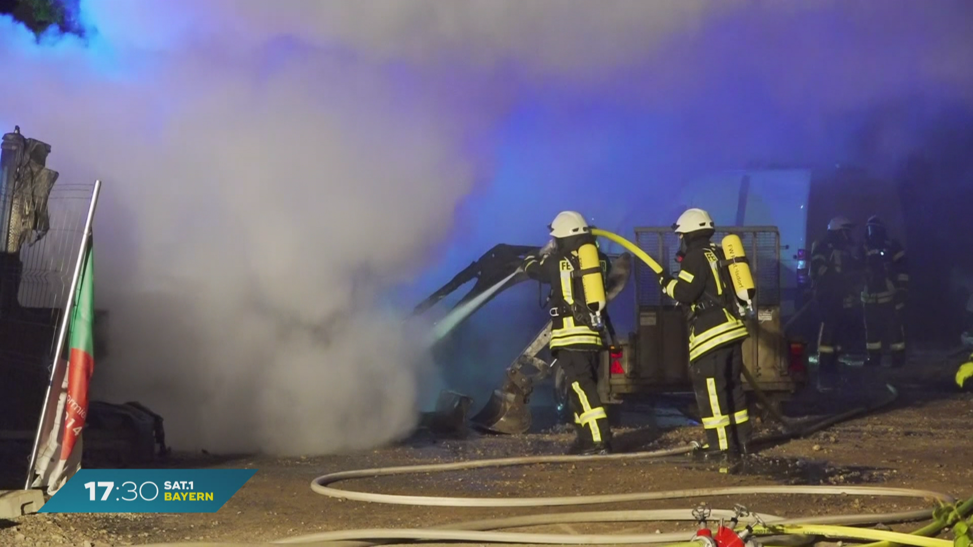 Brandanschlag bei Bamberg: Wer hat Feuer absichtlich gelegt?