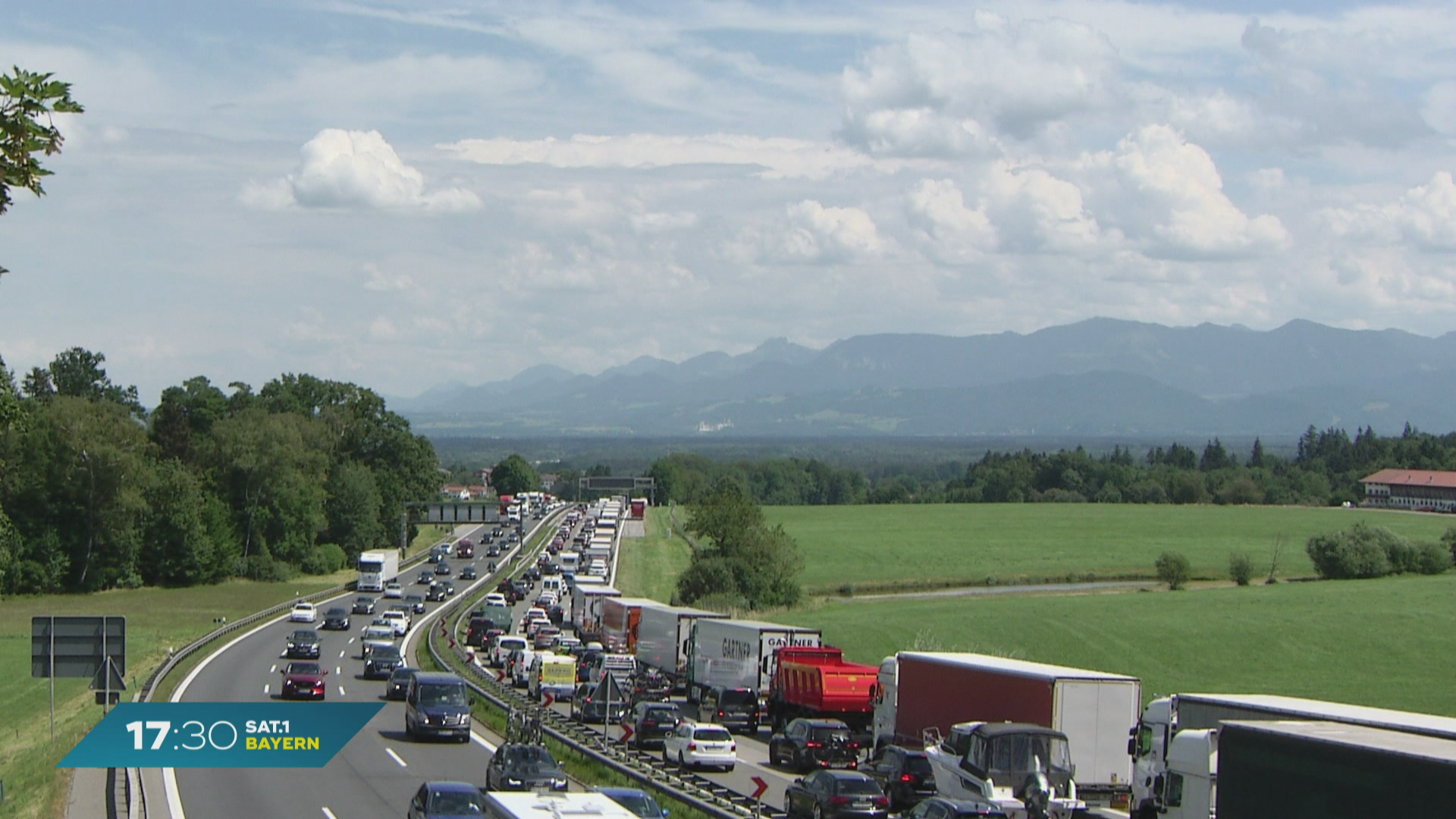 Langes Wochenende in Bayern: Hohe Staugefahr