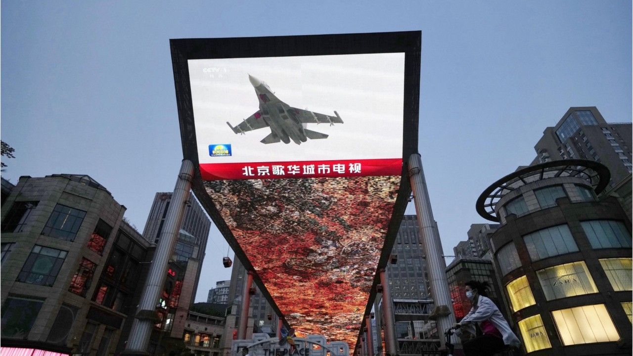 China schickt mehr als 60 Kampfflugzeuge Richtung Taiwan