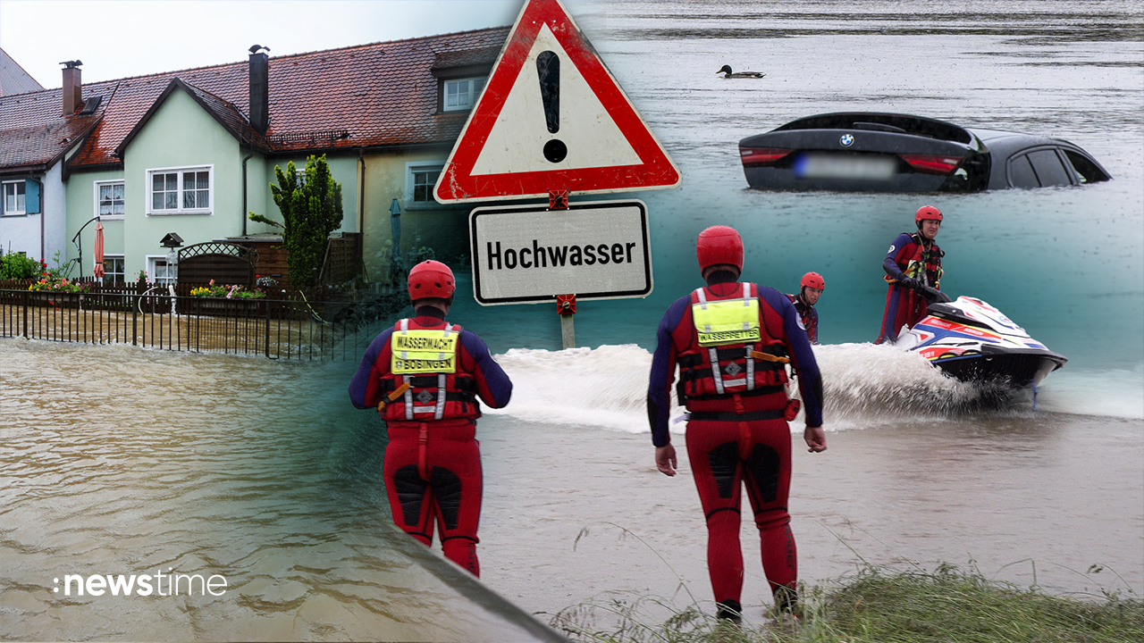 Jahrhundert-Hochwasser im Süden: Katastrophenfall in mehreren Landkreisen