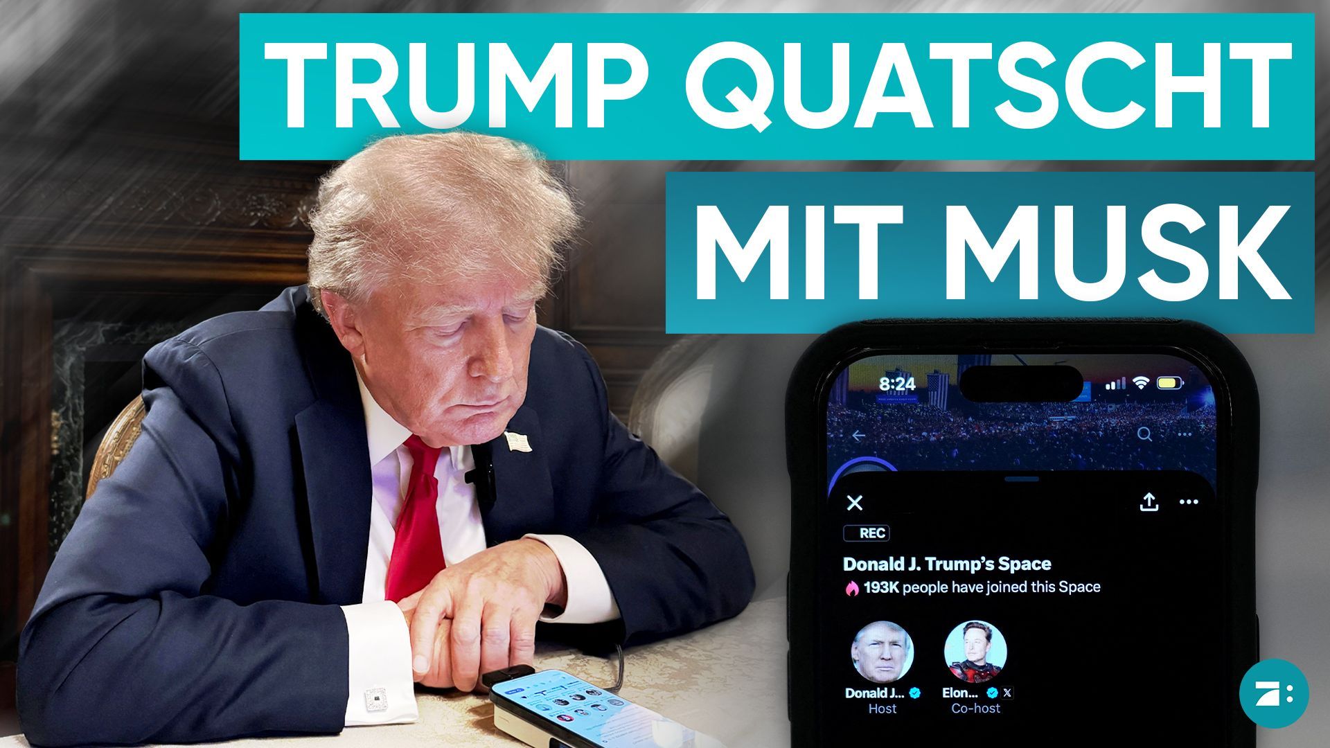 Live-Talk auf X: Trump und Musk loben sich gegenseitig