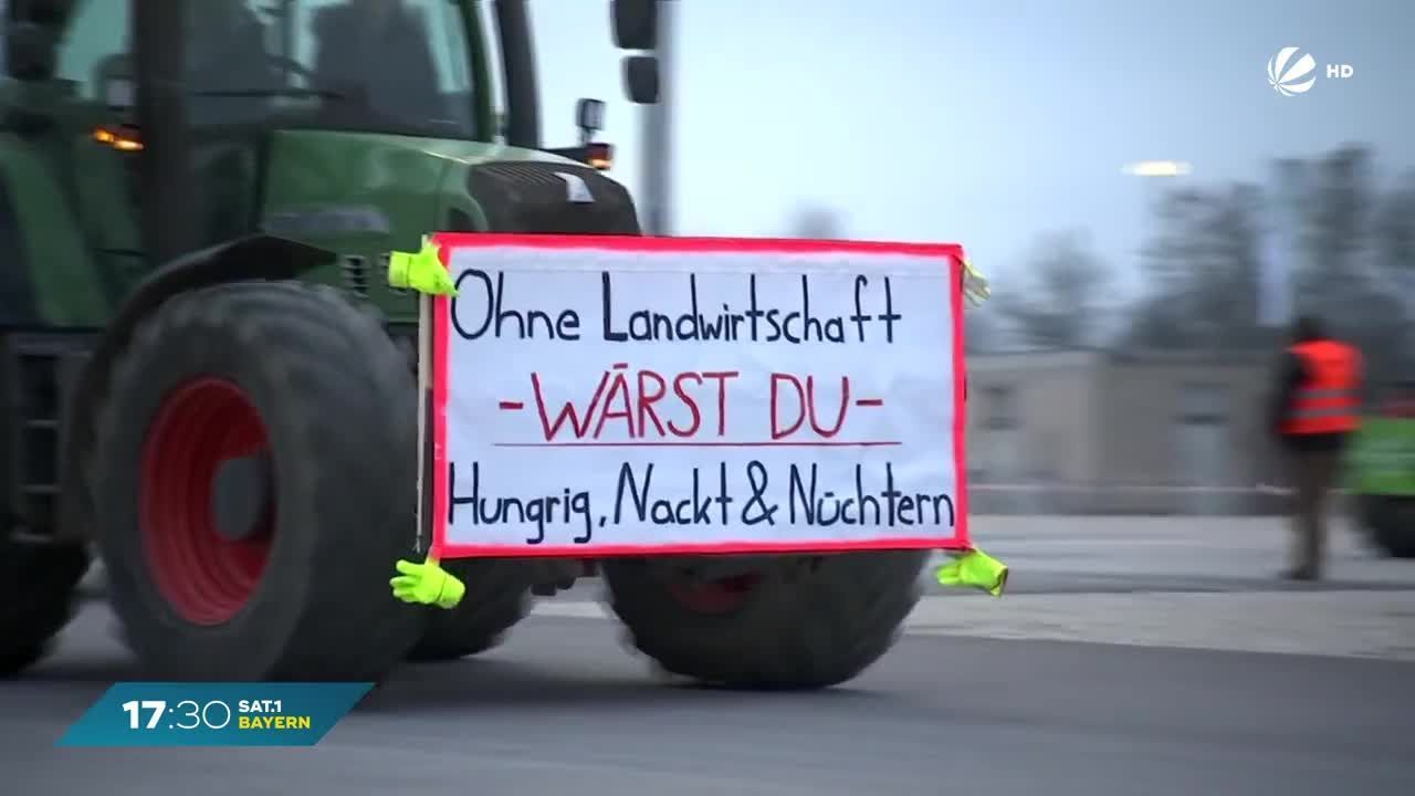 Bauern-Proteste in Bayern: Blockade von Autobahnauffahrten geplant