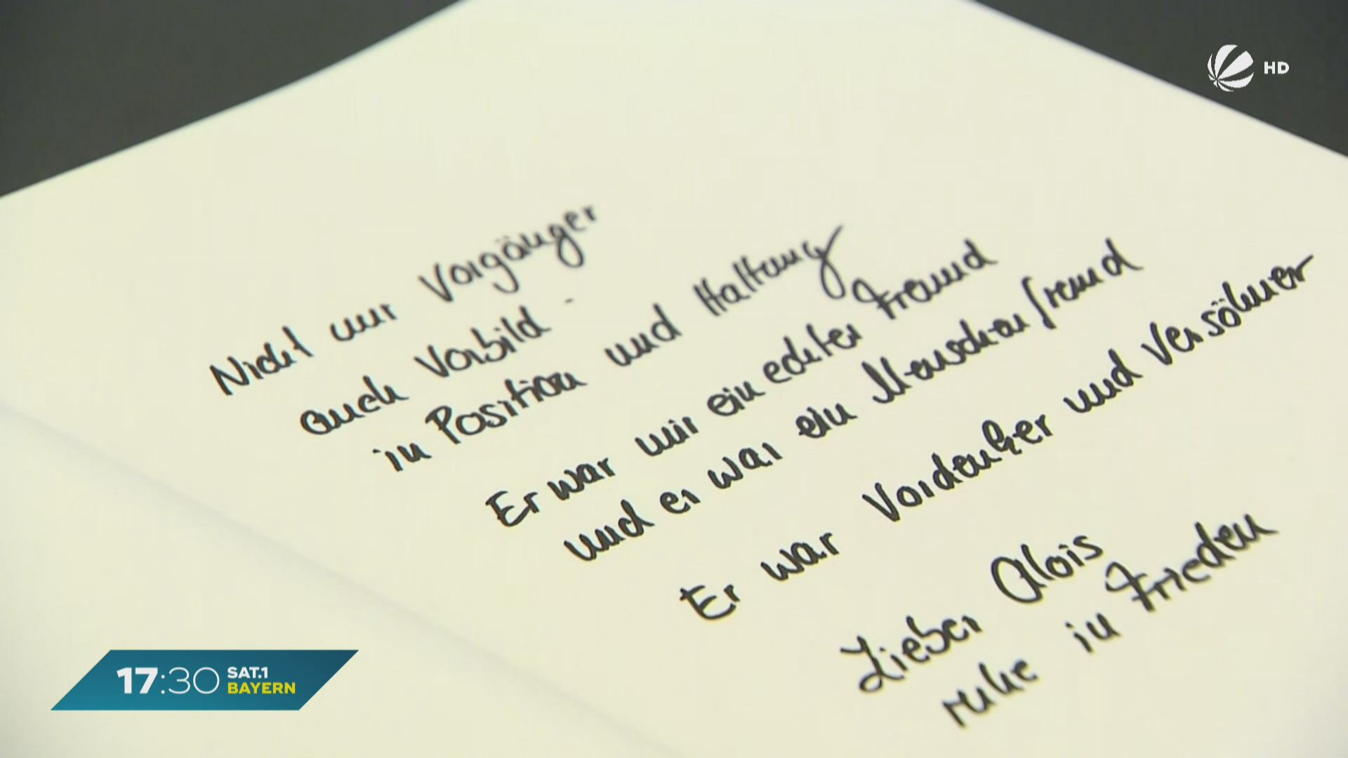 Alois Glück verstorben: Kondolenzbuch für ehemaligen Landtagspräsidenten