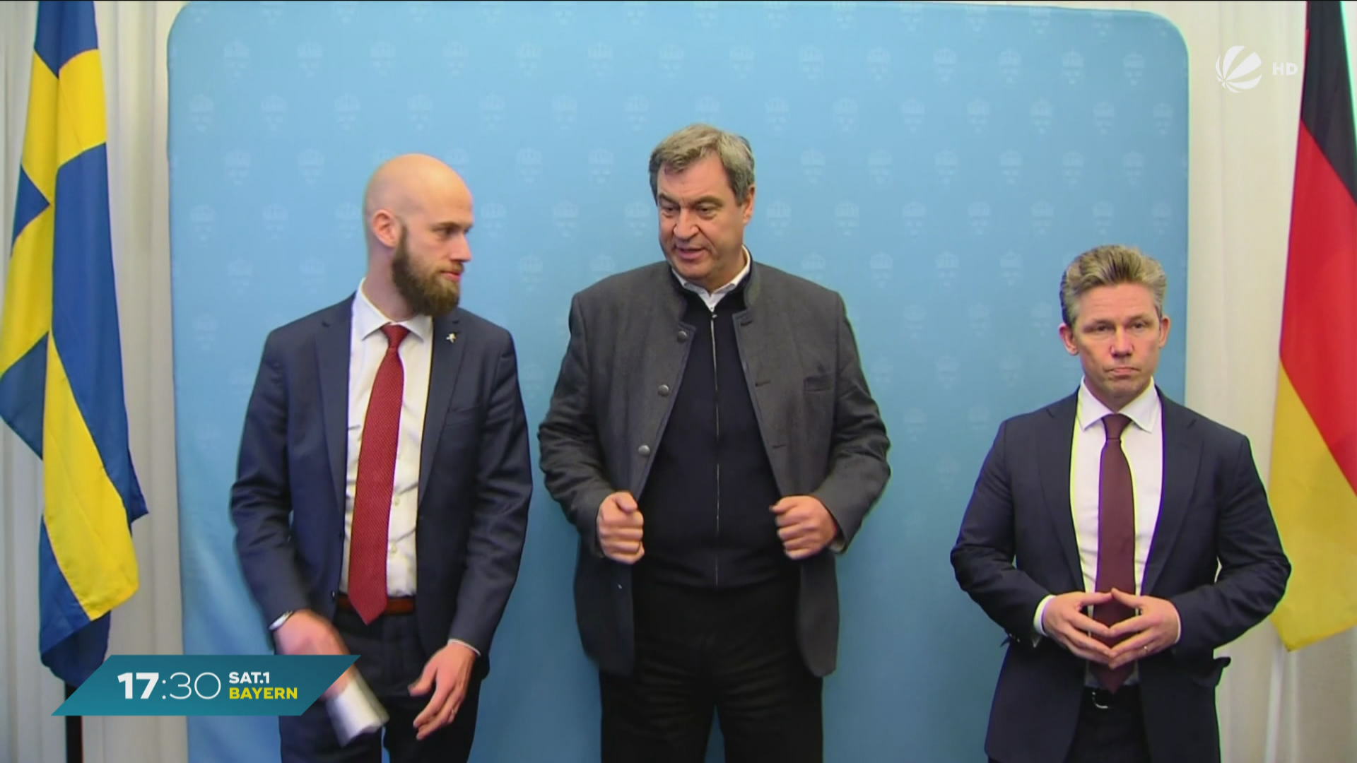 ABBA-Museum bis Wehrpflicht: Markus Söder in Schweden