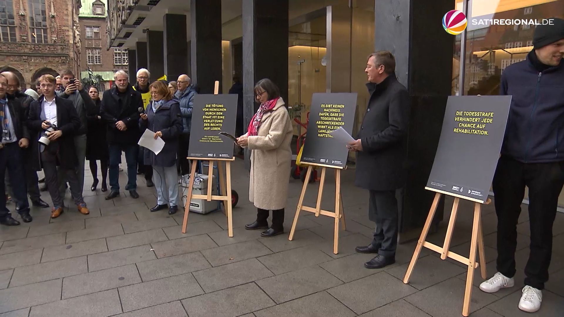 Abschaffung der Todesstrafe: Amnesty International demonstriert in Bremen
