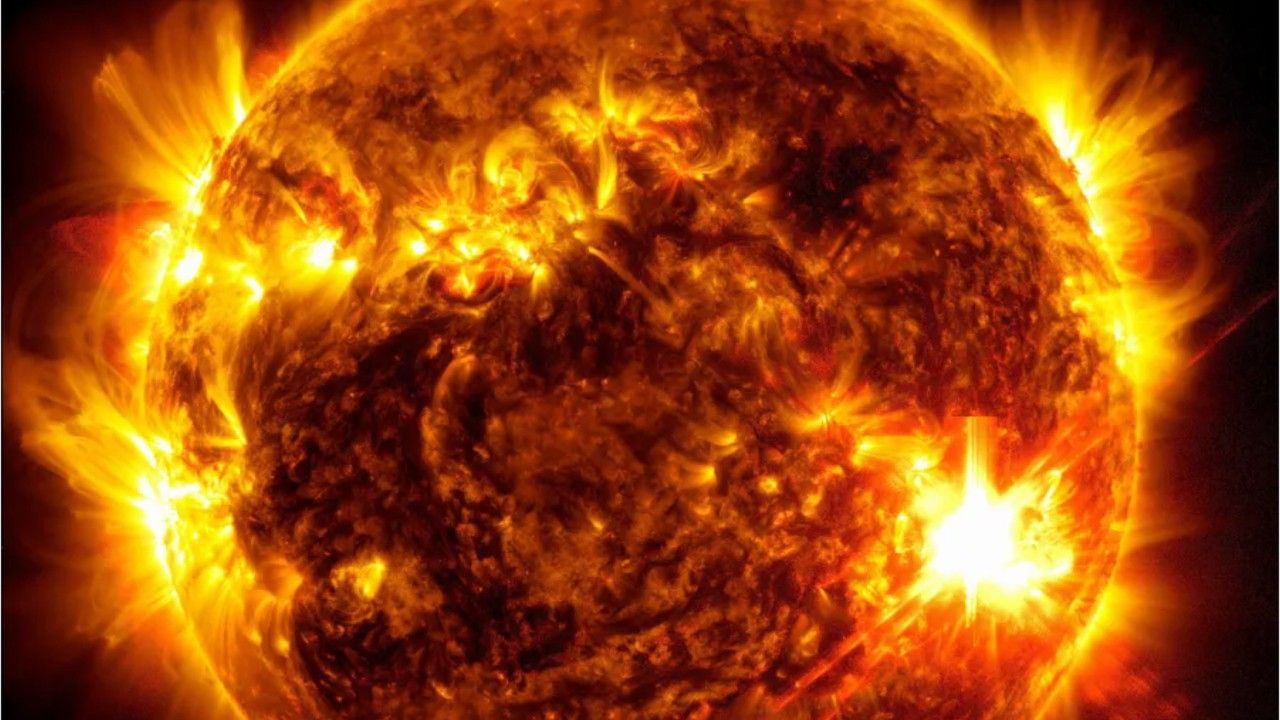 Riesiger Sonnensturm trifft auf die Erde