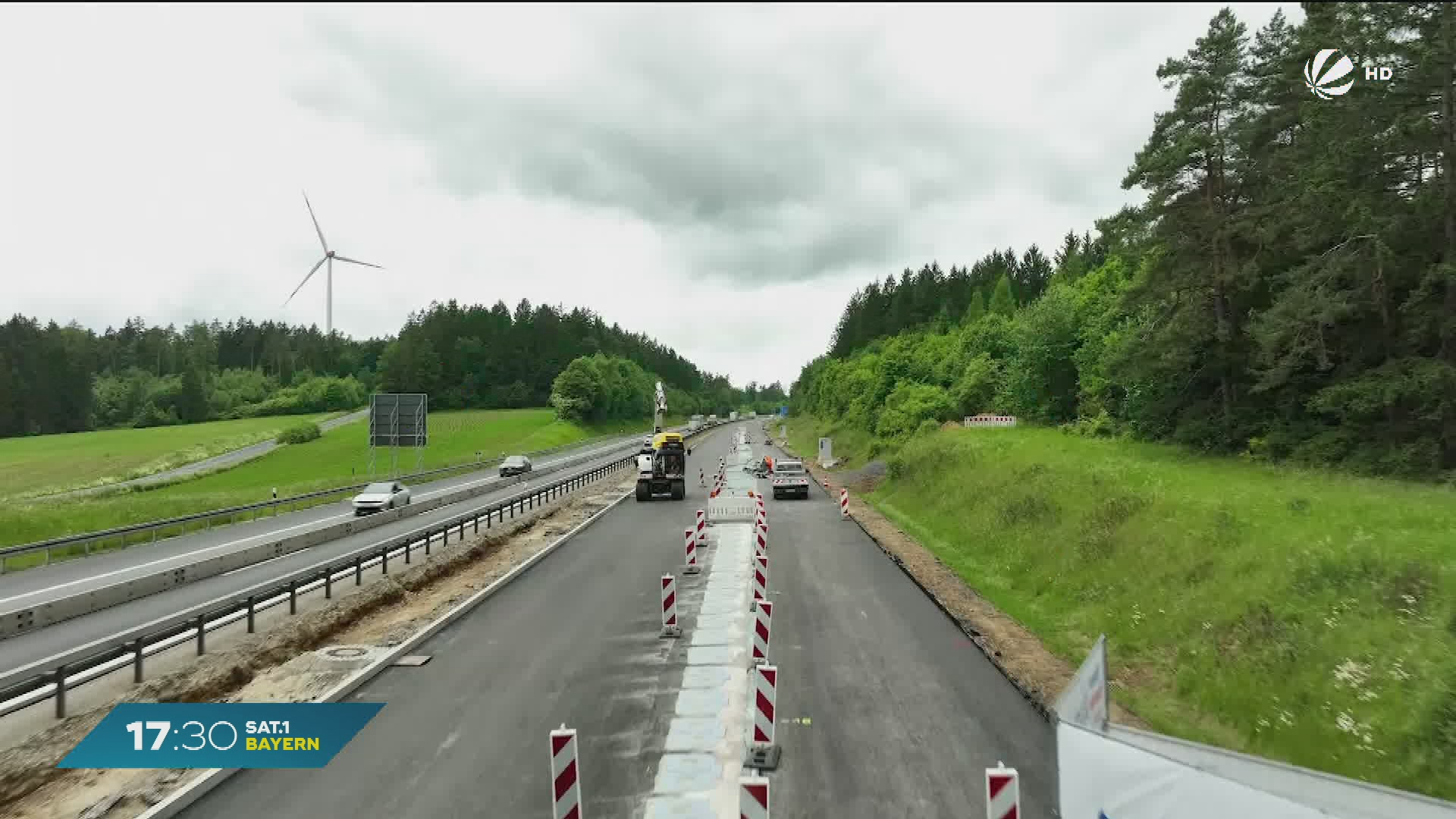 Video: A6-Ausbau sorgt für Vollsperrung: Bis Ende August in Richtung Nürnberg