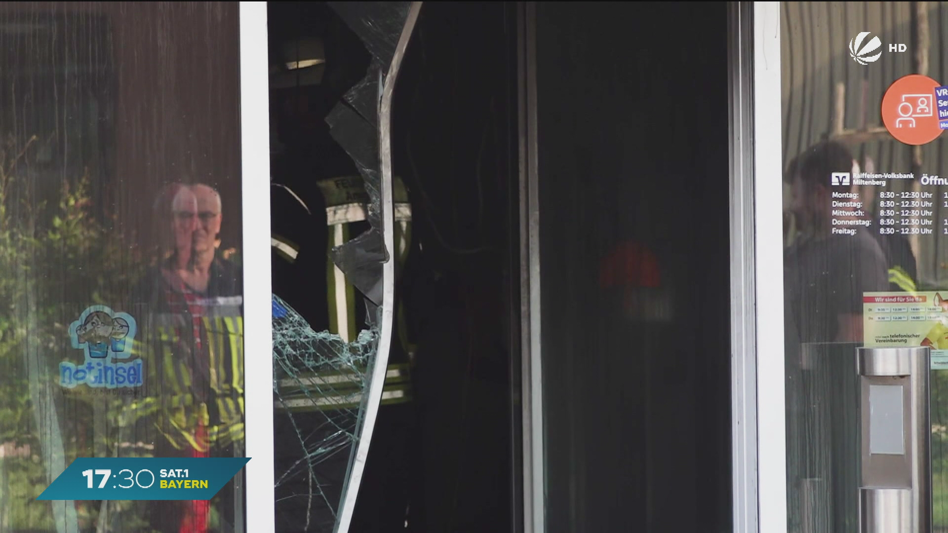 Video: Geldautomatensprengung in Unterfranken: Täter auf der Flucht