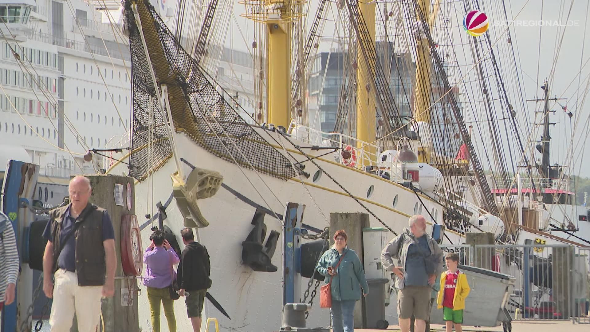 Video: Gorch Fock: Tag der offenen Tür auf Segelschulschiff in Kiel