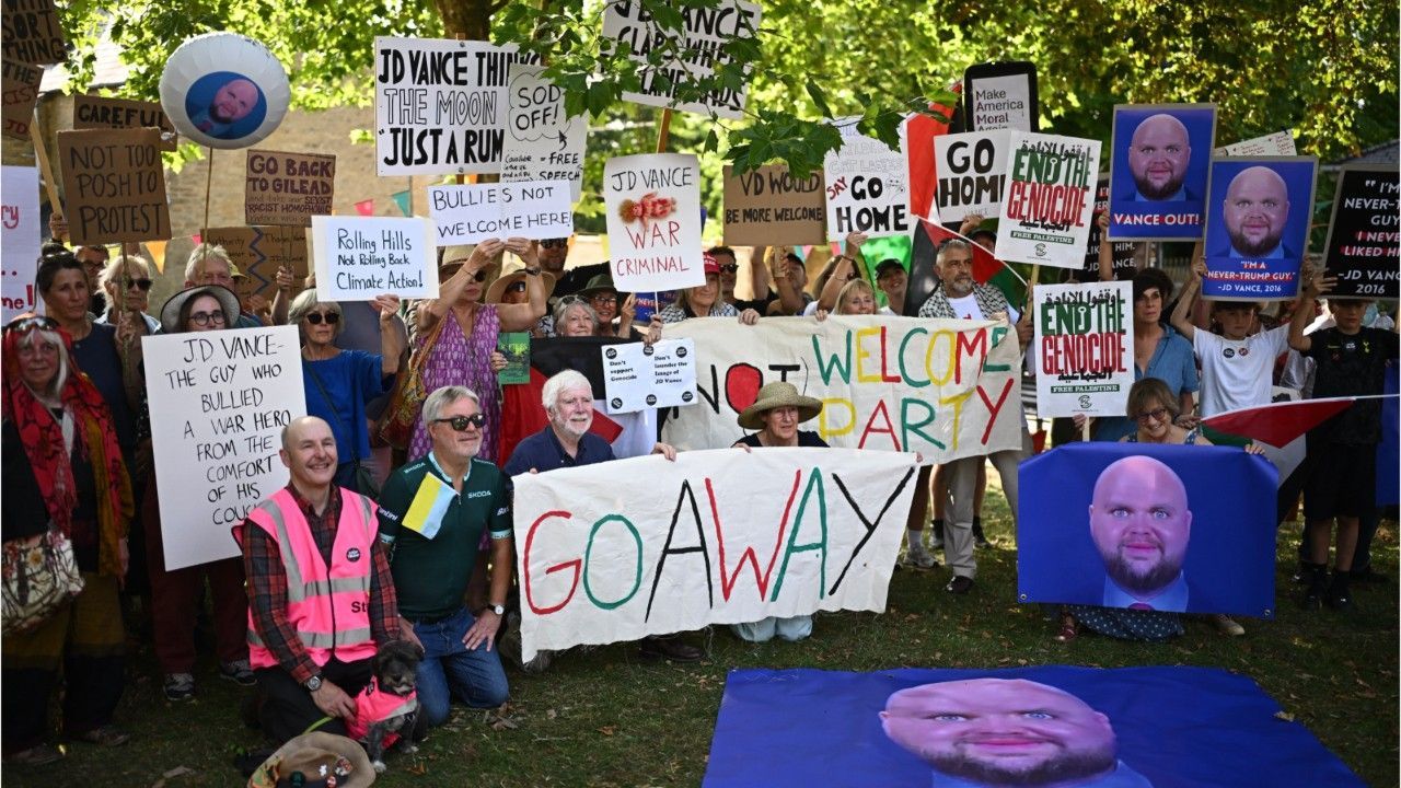 JD Vance: Dorf protestiert gegen Vize-Besuch