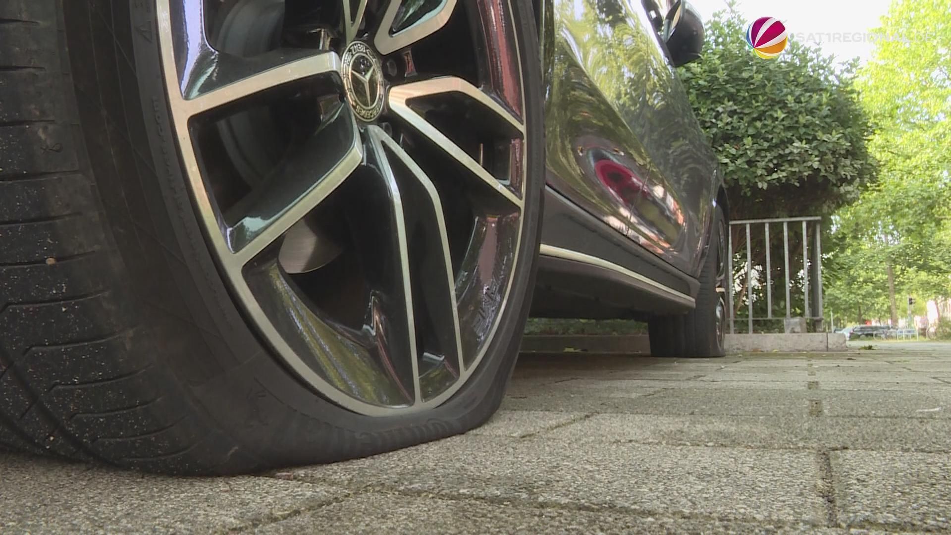 Wieder Autoreifen in Bremen zerstochen