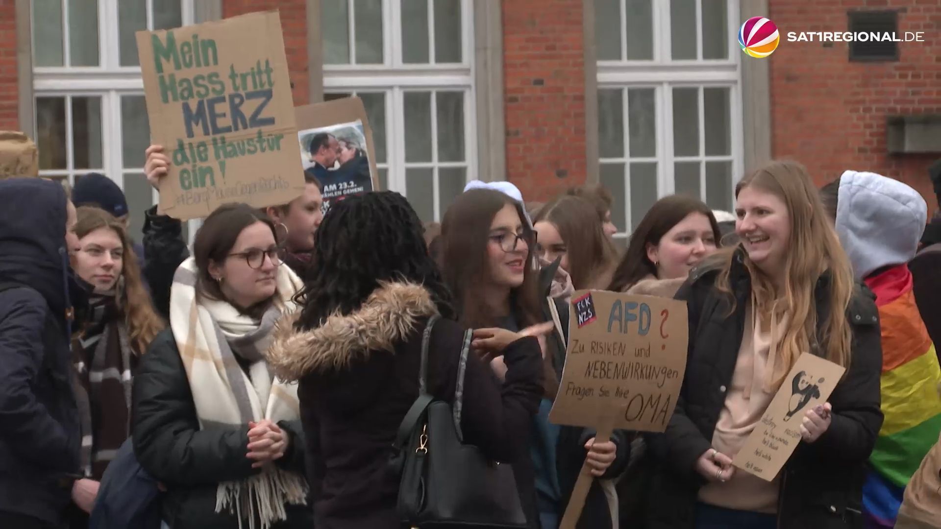 Demonstration gegen Rechts in Kiel